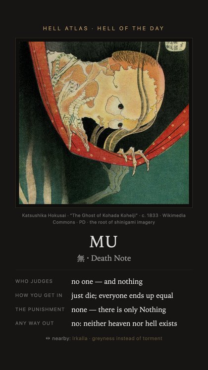 Mu — Death Note: neither heaven nor hell exists